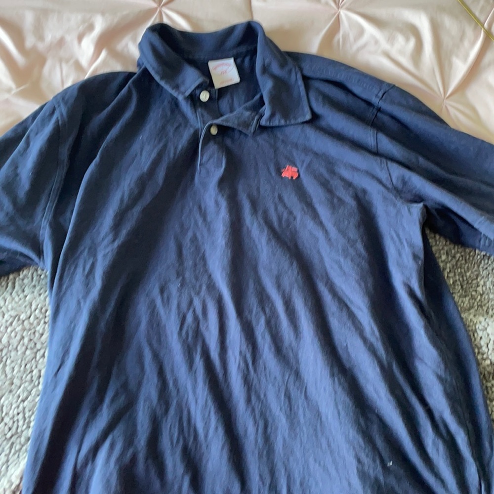 Navy blue collared shirt